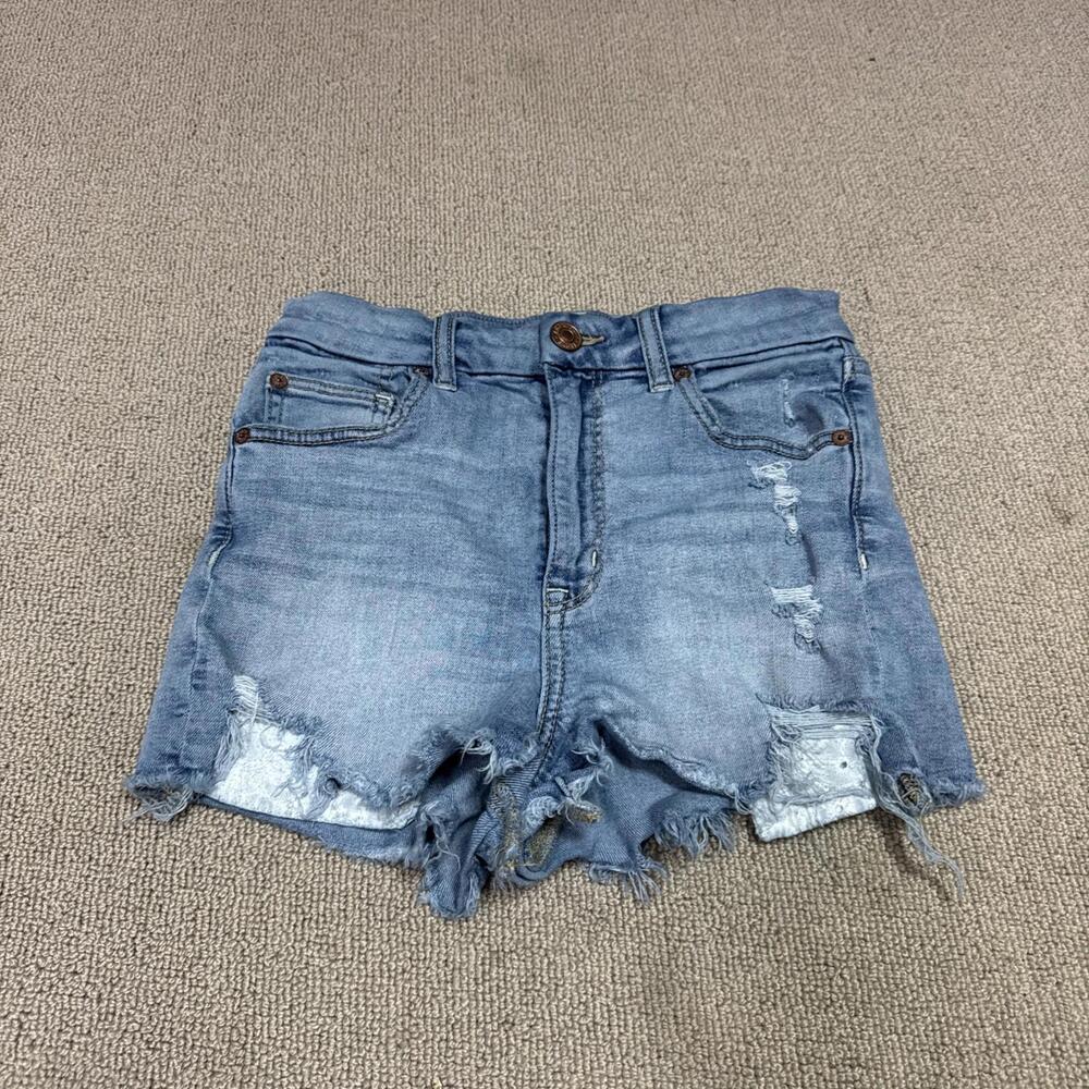 American Eagle Outfitters Shorts Blue Pockets Women’s Size 4